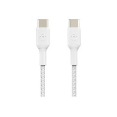 Belkin BOOST CHARGE 1m USB Type-C Cable - Premium Quality, Fast Charging, Durable & Stylish White Design